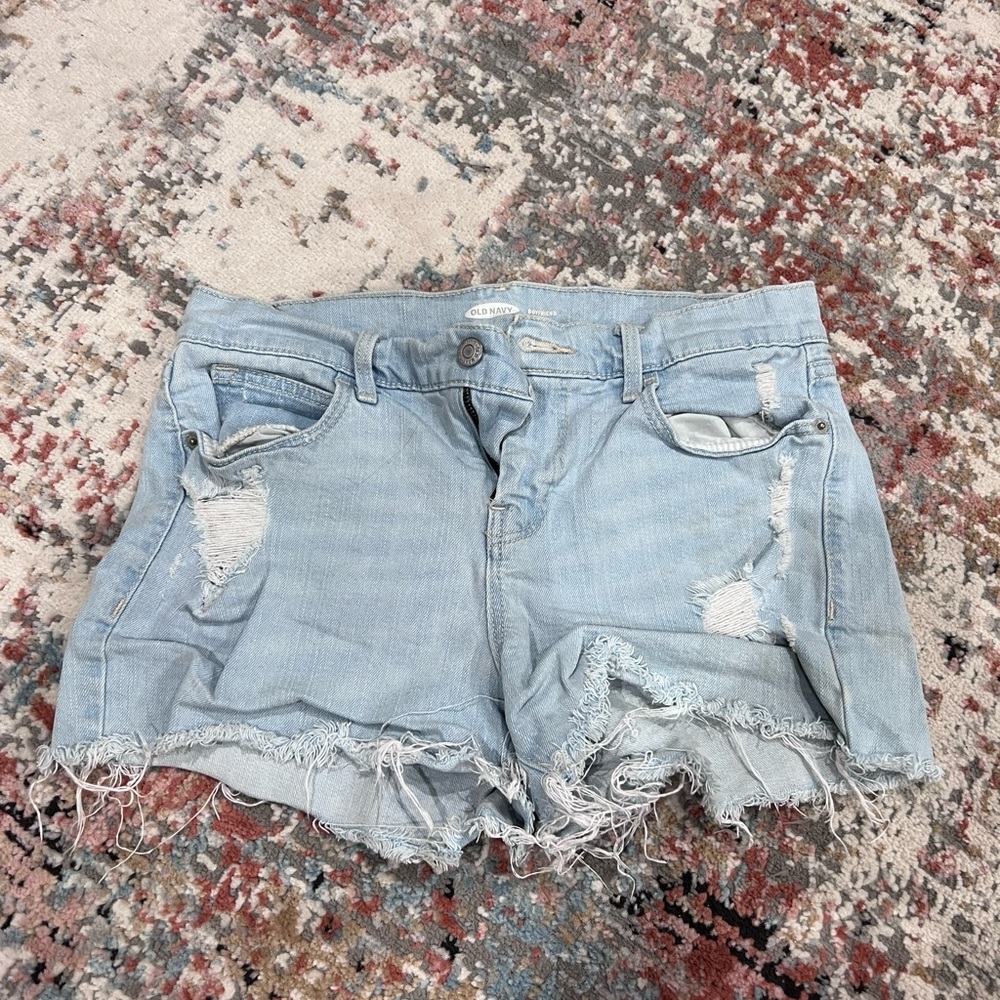 Old navy boyfriend jean shorts